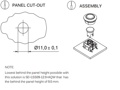 APEM AQW Switch Caps